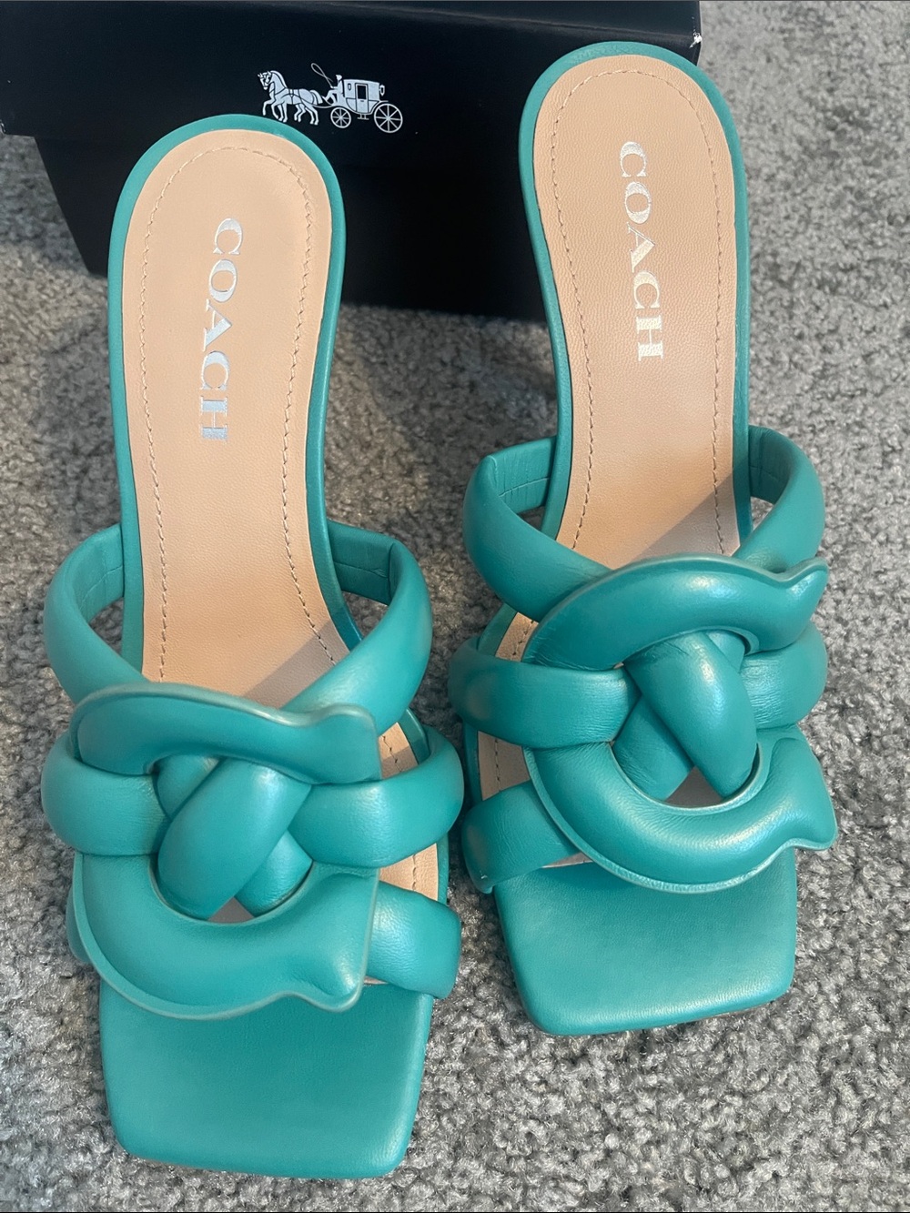 Coach Kellie Leather Sandal - Picture 5 of 8